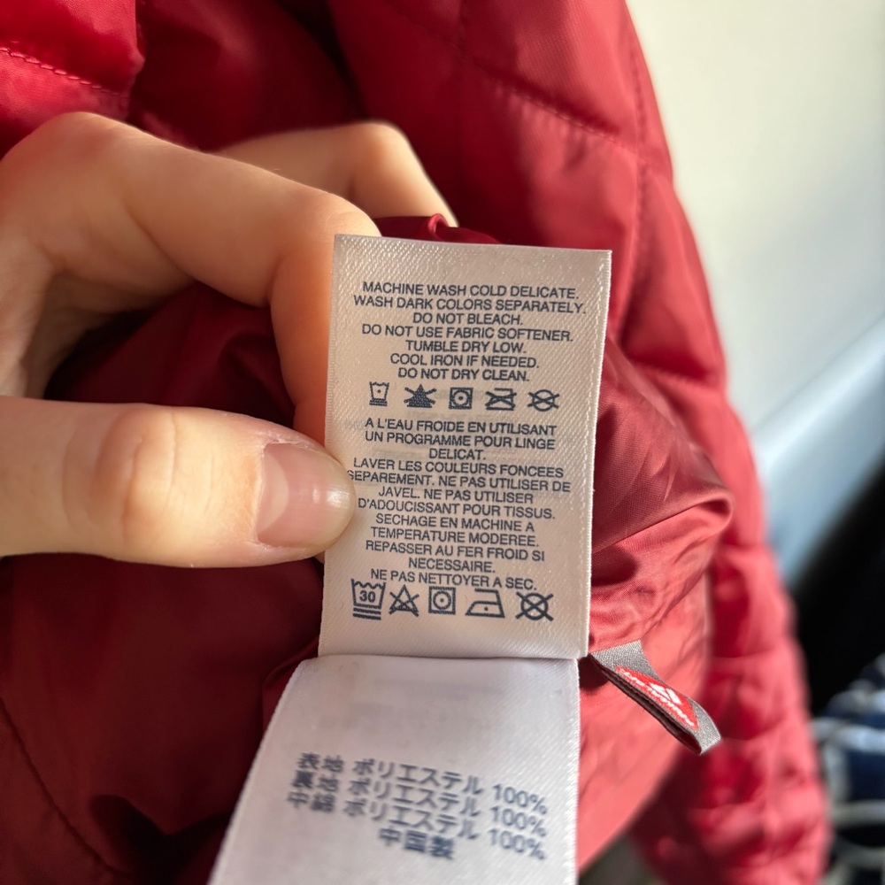 Lands' End Red Quilted Jacket - image 6